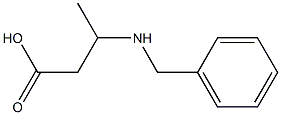 3-BENZYLAMINOBUTYRIC ACID 结构式