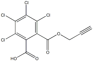 3,4,5,6-TETRACHLORO-PHTHALIC ACID MONOPROP-2-YNYL ESTER 结构式