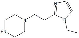 1-[2-(1-ETHYL-1H-IMIDAZOL-2-YL)-ETHYL]-PIPERAZINE 结构式