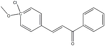 4-Methoxy-4ChloroChalcone 结构式