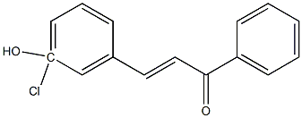 3Hydroxy-3-ChloroChalcone 结构式