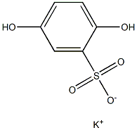 2,5-二羟基苯磺酸钾盐 结构式
