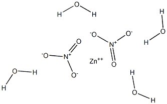 Zinc nitrate tetrahydrate 结构式