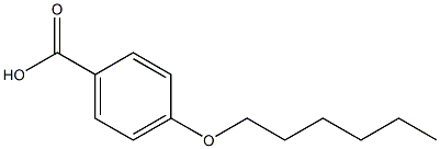 对正己氧基苯甲酸 结构式