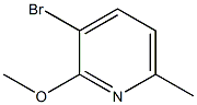 2-甲氧基-3-溴-6-甲基吡啶 结构式