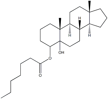 4-雄烯二醇庚酸酯 结构式