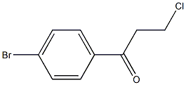 3-氯-4'-溴苯丙酮 结构式