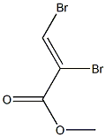2,3-二溴丙烯酸甲酯 结构式