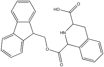 FMOC-D-1,2,3,4-四氢异喹啉-3-羧酸 结构式