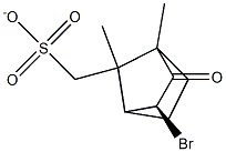 S(-)-3-溴樟脑-8-磺酸胺 结构式