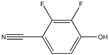 2,3-二氟-4-羟基苯腈 结构式