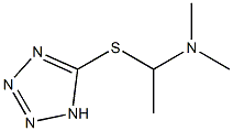 1-N,N-二甲基氨基乙基-5-巯基四氮唑 结构式