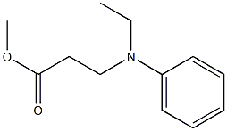 N-乙基-N-甲氧羰基乙基苯胺 结构式