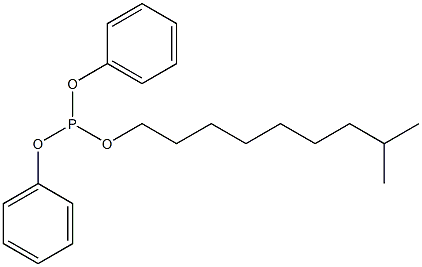 亚磷酸二苯一异癸酯 结构式