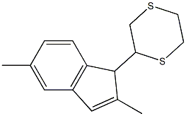 2,5-二甲基巯基-1,4-二噻烷 结构式