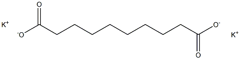 癸二酸二钾盐 结构式