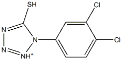 1-(3,4-二氯苯基)-四氮唑-5-硫醇 结构式