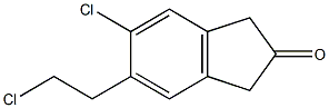 5-氯乙基-6-氯-2-吲哚酮 结构式
