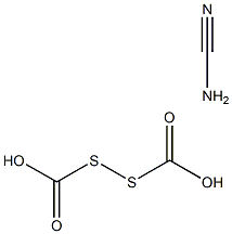 亚氰胺基-S,S-二硫代碳酸二甲酯 结构式