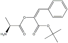 BOC-D-苯乙烯基丙氨酸 结构式