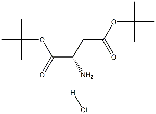 天冬氨酸双叔丁酯盐酸盐 结构式