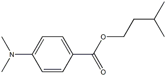 4-二甲氨基苯甲酸异戊酯 结构式
