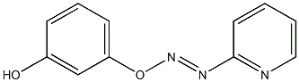 吡啶偶氮间苯二酚 结构式