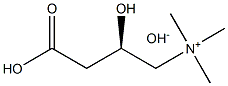 (R)-3-羧基-2-羟基-N,N,N-三甲基丙铵氢氧化物 结构式