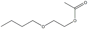 乙二醇单丁醚醋酸酯 结构式