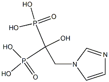 1-羟基-2-(1H-咪唑-1-基)乙烷-1,1-双膦酸 结构式