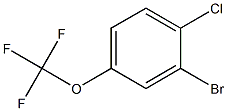 2-溴-1-氯-4-三氟甲氧基苯 结构式