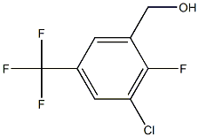 3-氯-2-氟-5-三氟甲基苄醇 结构式