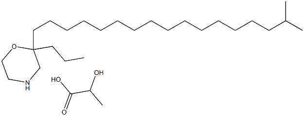 异硬脂酰胺基丙基吗啉乳酸盐 结构式