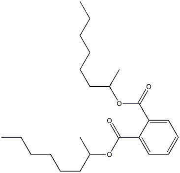 邻苯二甲酸二仲辛酯 结构式