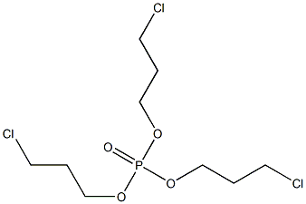 磷酸三(Β-氯丙基)酯 结构式
