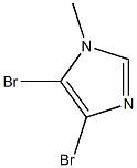 4,5-二溴-1-甲基-1H-咪唑 结构式