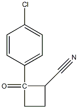 1-(4-氯苯基)-环丁腈 结构式