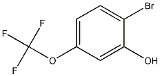 2-羟基-4-三氟甲氧基溴苯 结构式