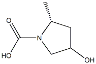 4-羟基-1-脯氨酸 结构式