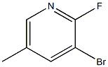 3-溴-2-氟-5-甲基吡啶 结构式