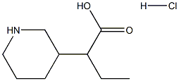 3-哌啶乙酸乙酯盐酸盐 结构式