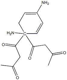 4,4-双乙酰乙酰对苯二胺 结构式