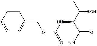 N-CBZ-L-苏氨酰胺 结构式