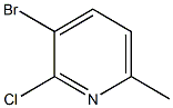 3-溴-2-氯-6-甲基吡啶 结构式