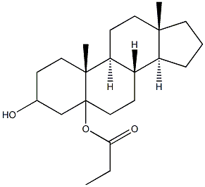 5-雄甾烷二醇丙酸酯 结构式