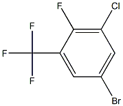 5-溴-3-氯-2-氟三氟甲苯 结构式