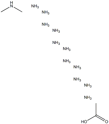 N,N-二甲基十二胺乙酸盐 结构式