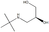 S-(-)-叔丁胺基-1,2-丙二醇 结构式