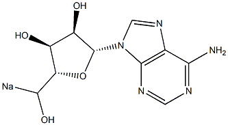 5'-腺苷酸一钠 结构式