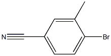 4-溴-3-甲基苯腈 结构式